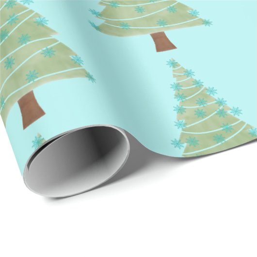 Minimale kerstboom cadeaupapier (Rol Hoek)