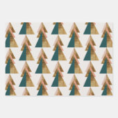 Minimale kerstboom inpakpapier vel (Voorkant)