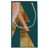 Minimale kerstboom met cadeautas (Achterkant)