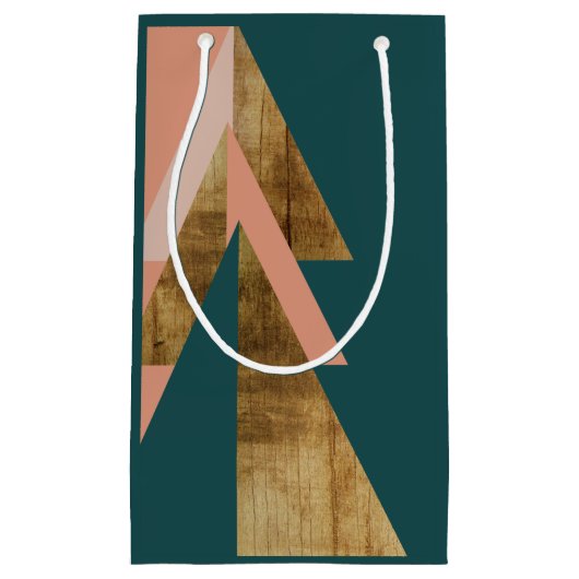 Minimale kerstboom met cadeautas (Voorkant)