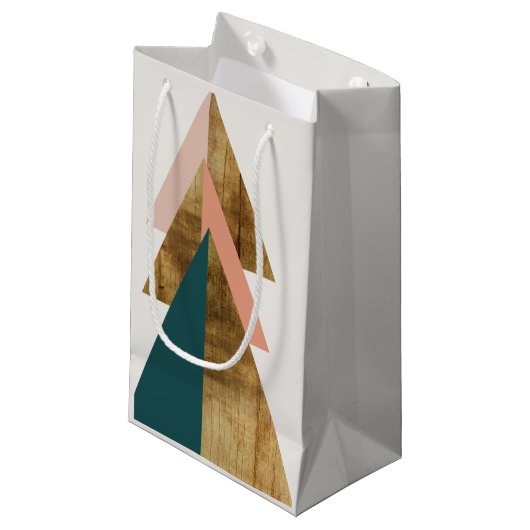 Minimale kerstboom met cadeautas (Voorkant Gekanteld)