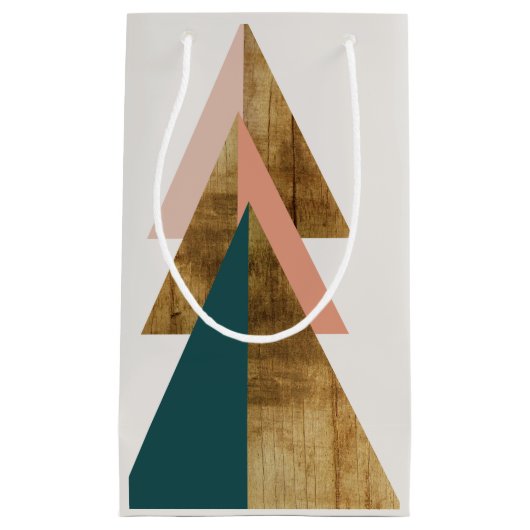 Minimale kerstboom met cadeautas (Voorkant)