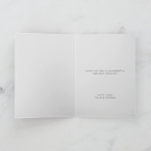 Minimale kerstboom | Red Star Snowman Feestdagen Kaart (Binnen)