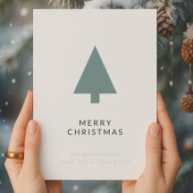 Minimale kerstboom | Sage Green Clean Simple