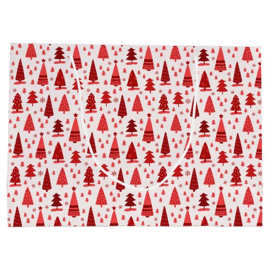 Minimale kerstboom voor kompassen groot cadeauzakje (Achterkant)