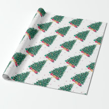 Minimale Kerstboom Zijpatroon Vakantiecadeau
