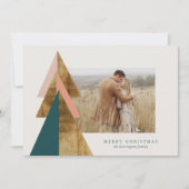 Minimale kerstboomkaart kaart (Voorkant)