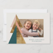 Minimale kerstboomkaart kaart (Voorkant)