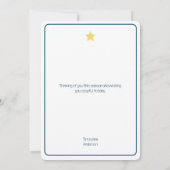 Minimale kerstboomkerstkaart (Achterkant)