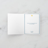 Minimale kerstboomkerstkaart bedankkaart (Binnen)