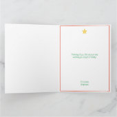 Minimale kerstboomkerstkaart kaart (Binnen)