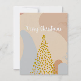 Minimale kerstboomstructuur Eenvoudige verblijfska Notitiekaartje