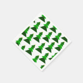 Minimale kerstboomstructuur servet (Hoek)