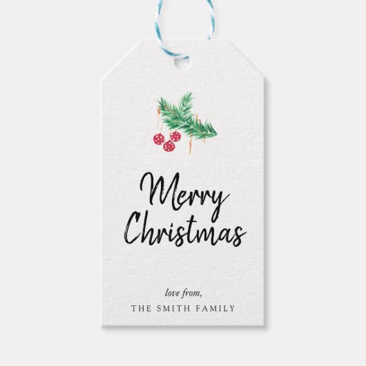 Minimale kerstcadeauLabels Cadeaulabel (Voorkant)