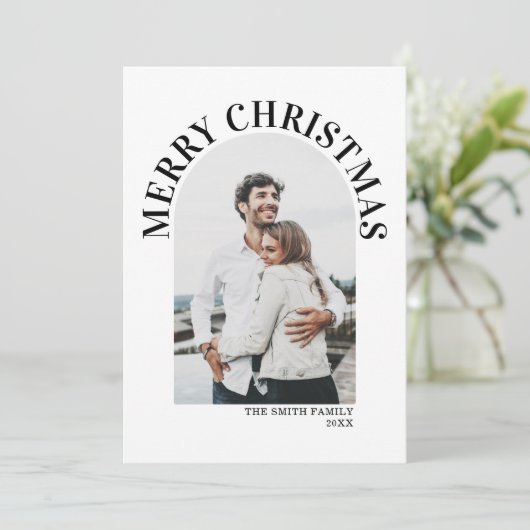 Minimale kerstdagen met moderne fotoArch (Staand voorkant)