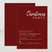 Minimale kerstfeestdag 2 voor de Rode Familie Kaart (Voorkant / Achterkant)