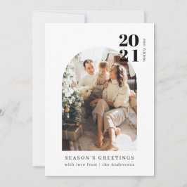 Minimale kerstfeestdag foto's feestdagenkaart