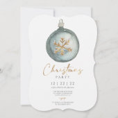 Minimale kerstfeestdag kaart (Voorkant)