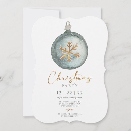 Minimale kerstfeestdag kaart (Voorkant)