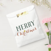 Minimale kerstfeestdag voor Merry Bedankzakje (Gezegeld)