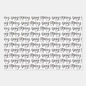 Minimale kerstfeestdagen met kerstcadeautjes inpakpapier vel (Voorkant 3)