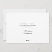 Minimale kerstfeestelijke fotoserie feestdagenkaart (Achterkant)