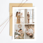 Minimale kerstfoto voor Arch Kaart