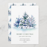 Minimale kerstgroet met elegante pinebomen feestdagenkaart<br><div class="desc">Minimale Elegant Pine Tree-kerstkaartje voor kerstvakantie. Verrassend en vreugde voor je naaste en maak de viering onvergeeflijk. Voor verdere aanpassing,  te klikken gelieve de "pas verder"verbinding aan en ons ontwerphulpmiddel te gebruiken om deze sjabloon te wijzigen.</div>