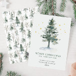 Minimale kerstgroet met elegante pinebomen feestdagenkaart<br><div class="desc">Minimale Elegant Pine Tree-kerstkaartje voor kerstvakantie. Verrassend en vreugde voor je naaste en maak de viering onvergeeflijk. Voor verdere aanpassing,  te klikken gelieve de "pas verder"verbinding aan en ons ontwerphulpmiddel te gebruiken om deze sjabloon te wijzigen.</div>