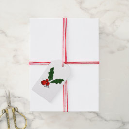 Minimale Kersthulst Cadeaulabel