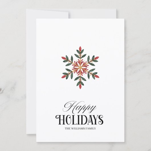 Minimale kerstkaart (Voorkant)