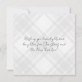 Minimale kerstkaart (Achterkant)