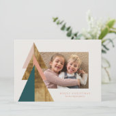 Minimale Kerstkaart Kaart (Staand voorkant)