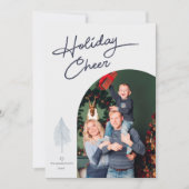 Minimale Kerstkaart met Foto (Voorkant)