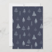 Minimale Kerstkaart met Foto (Achterkant)