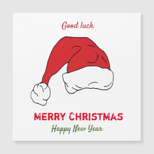 Minimale Kerstmis en Nieuwjaar gelukkig (Voorkant)