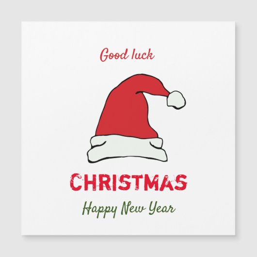 Minimale Kerstmis en Nieuwjaar gelukkig (Voorkant)