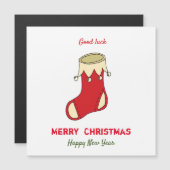 Minimale Kerstmis en Nieuwjaar gelukkig (Voorkant / Achterkant)