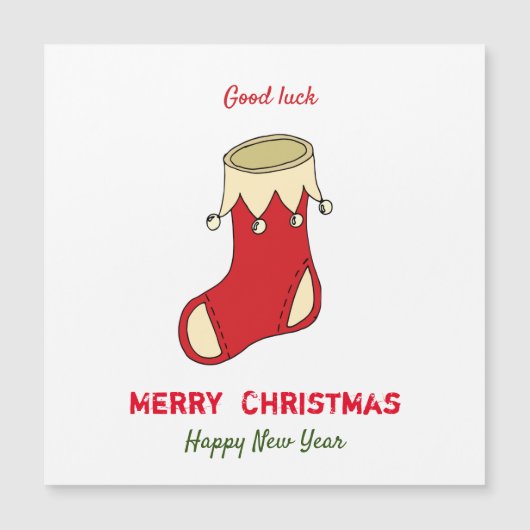 Minimale Kerstmis en Nieuwjaar gelukkig (Voorkant)