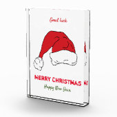 Minimale Kerstmis en Nieuwjaar gelukkig Fotoblokken (Rechts)