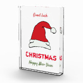 Minimale Kerstmis en Nieuwjaar gelukkig Fotoblokken (Rechts)