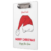 Minimale Kerstmis en Nieuwjaar gelukkig Klembord (Links)