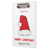 Minimale Kerstmis en Nieuwjaar gelukkig Klembord (Links)