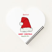 Minimale Kerstmis en Nieuwjaar gelukkig Notitieboek (Achterkant)