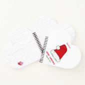 Minimale Kerstmis en Nieuwjaar gelukkig Notitieboek (Binnen)