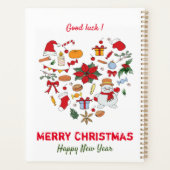 Minimale Kerstmis en Nieuwjaar gelukkig Planner (Achterkant)