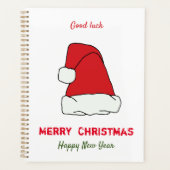 Minimale Kerstmis en Nieuwjaar gelukkig Planner (Voorkant)