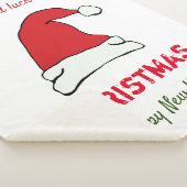 Minimale Kerstmis en Nieuwjaar gelukkig Sherpa Deken (3/4)