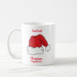 Minimale kerstmis en nieuwjaar Happy Coffee Mu Koffiemok