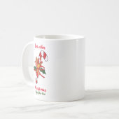 Minimale kerstmis en nieuwjaar Happy Coffee Mu Koffiemok (Voorkant links)
